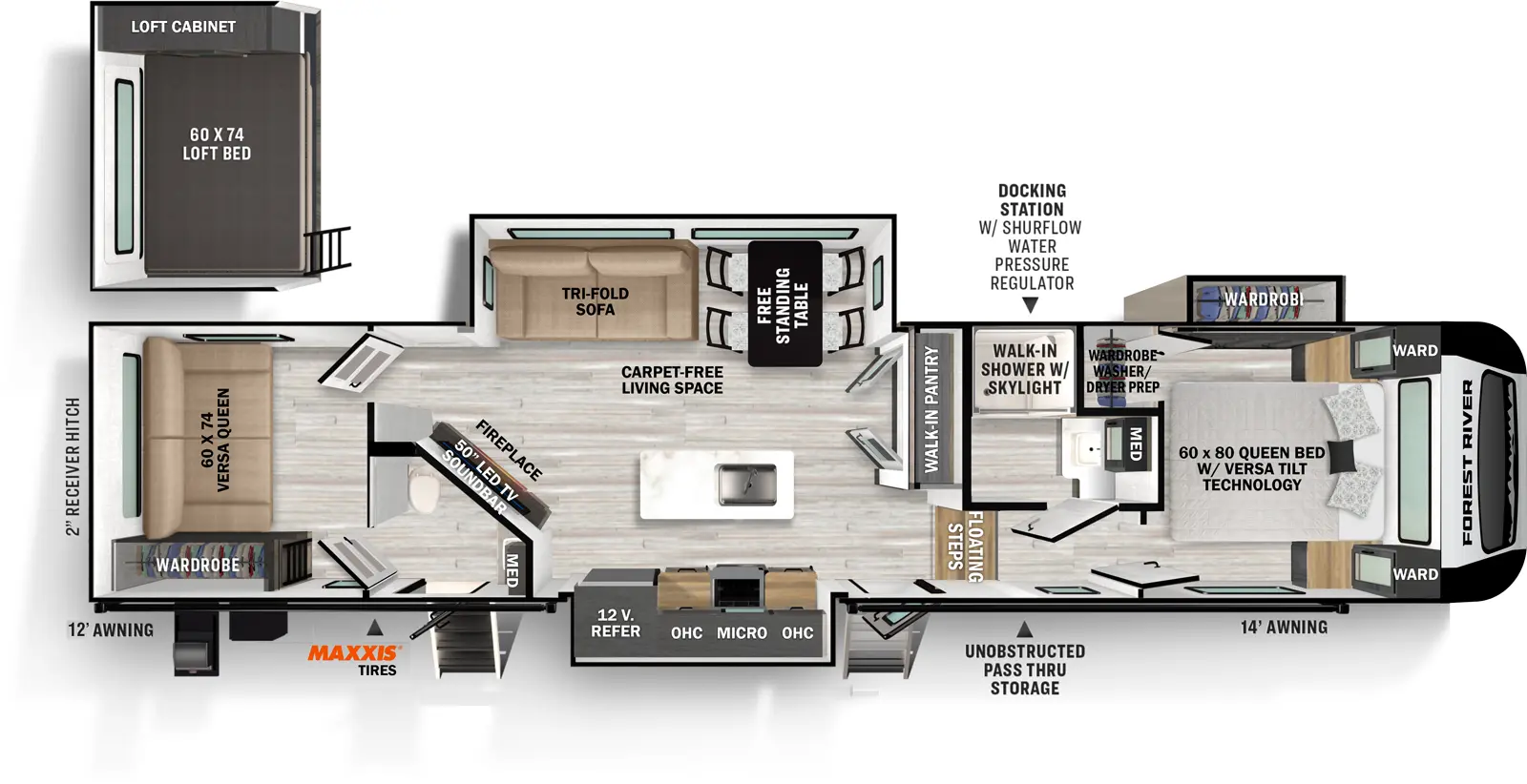 Impression 330BH Floorplan